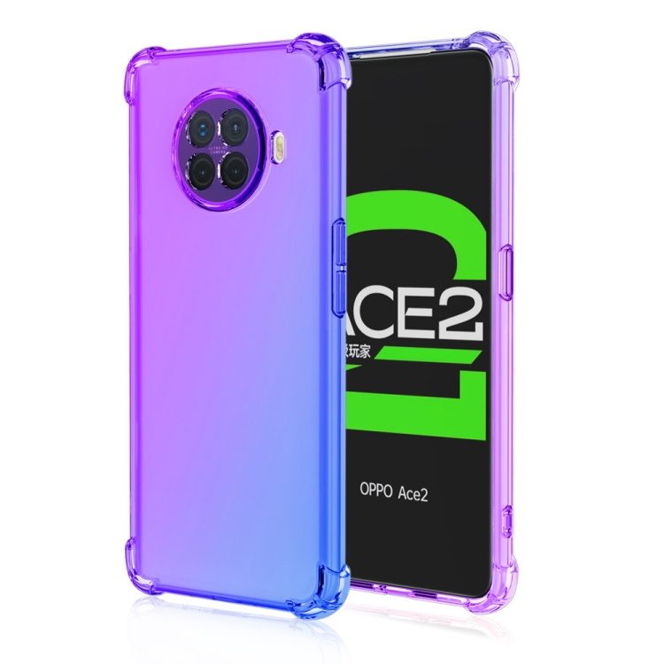 For Oppo Ace2 Four-Corner Airbag Shockproof Gradient Color Clear TPU Case(Purple Blue)
For Oppo Ace2 Four-Corner Airbag Shockproof Gradient Color Clear TPU Case(Purple Blue)