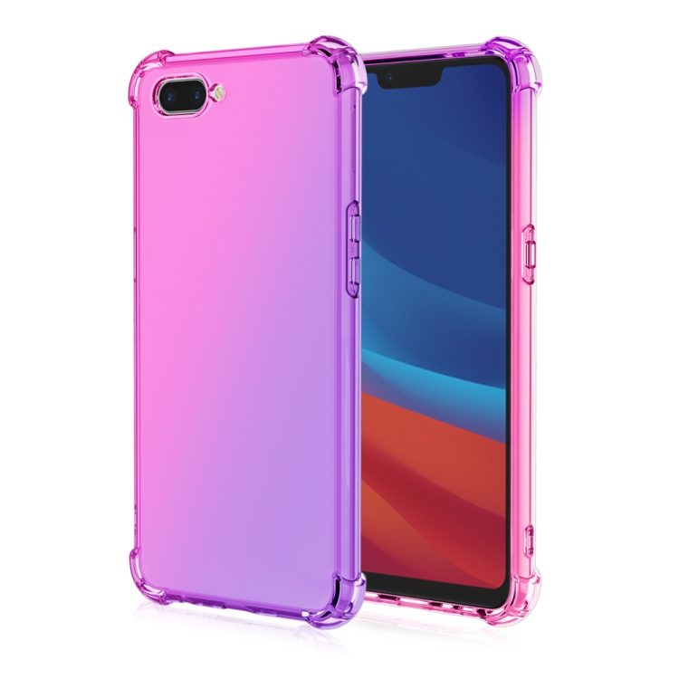 For Oppo A12e Four-Corner Airbag Shockproof Gradient Color Clear TPU Case(Pink Purple)
For Oppo A12e Four-Corner Airbag Shockproof Gradient Color Clear TPU Case(Pink Purple)