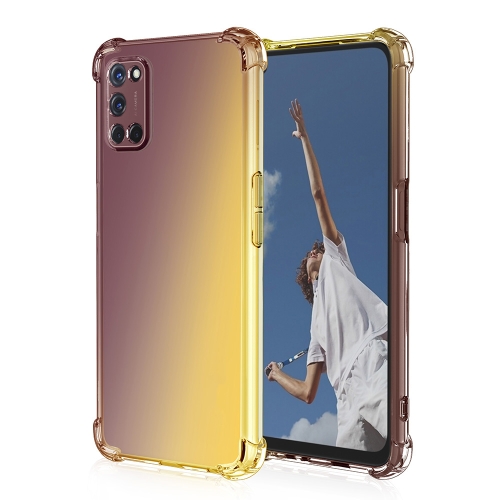 For Oppo A52 / A72 / A92 Four-Corner Airbag Shockproof Gradient Color Clear TPU Case(Black Gold)
For Oppo A52 / A72 / A92 Four-Corner Airbag Shockproof Gradient Color Clear TPU Case(Black Gold)