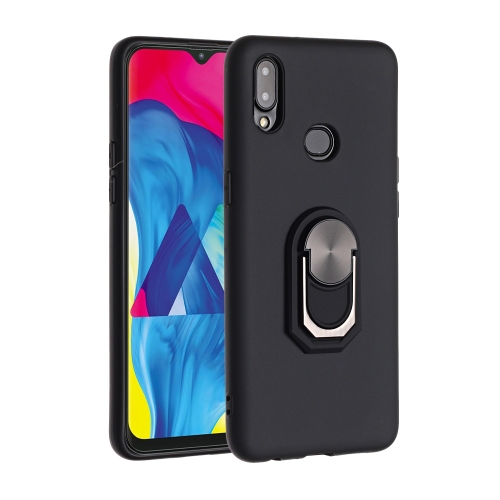 For Samsung Galaxy A10S PC + TPU Shockproof Protective Case with Ring Holder(Black)
For Samsung Galaxy A10S PC + TPU Shockproof Protective Case with Ring Holder(Black)