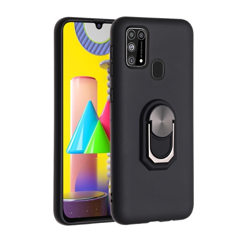 For Samsung Galaxy M31 PC + TPU Shockproof Protective Case with Ring Holder(Black)
For Samsung Galaxy M31 PC + TPU Shockproof Protective Case with Ring Holder(Black)