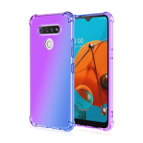 For LG K51 Four-Corner Airbag Shockproof Gradient Color TPU Protective Case(Purple Blue)
For LG K51 Four-Corner Airbag Shockproof Gradient Color TPU Protective Case(Purple Blue)
