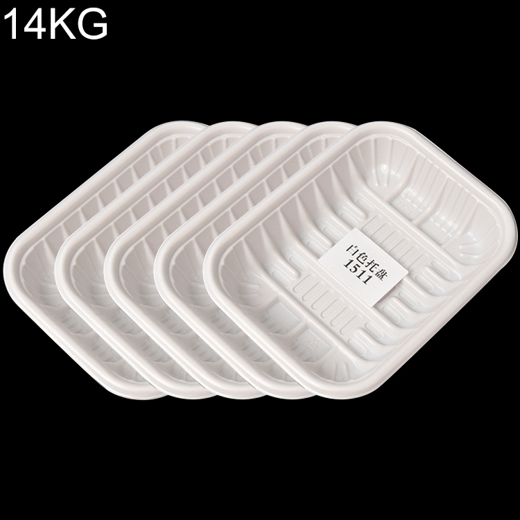 14KG Thickened Fresh Tray Disposable Plastic Food Packing Box Vegetable Fruit Meat Fresh-keeping Dish, Model:1511
14KG Thickened Fresh Tray Disposable Plastic Food Packing Box Vegetable Fruit Meat Fresh-keeping Dish, Model:1511