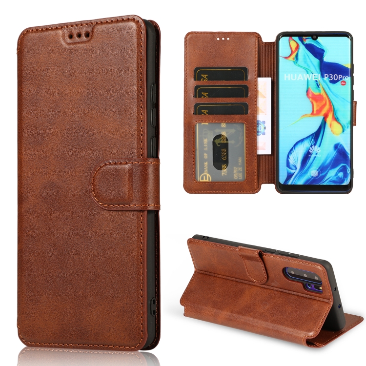 For Huawei P30 Pro Calf Texture Magnetic Buckle Horizontal Flip Leather Case with Holder & Card Slots & Wallet & Photo Frame(Coffee)
For Huawei P30 Pro Calf Texture Magnetic Buckle Horizontal Flip Leather Case with Holder & Card Slots & Wallet & Photo Frame(Coffee)