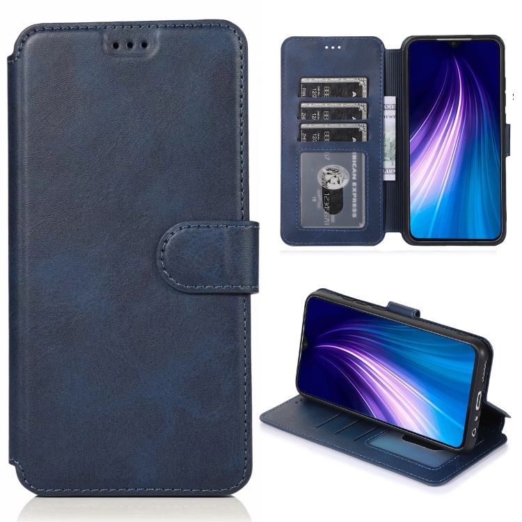 For Xiaomi Redmi Note 8 Calf Texture Magnetic Buckle Horizontal Flip Leather Case with Holder & Card Slots & Wallet & Photo Frame(Blue)
For Xiaomi Redmi Note 8 Calf Texture Magnetic Buckle Horizontal Flip Leather Case with Holder & Card Slots & Wallet & Photo Frame(Blue)