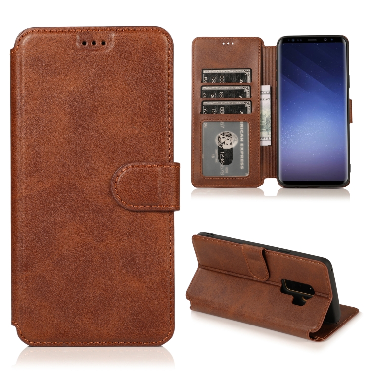 For Samsung Galaxy S9 Calf Texture Magnetic Buckle Horizontal Flip Leather Case with Holder & Card Slots & Wallet & Photo Frame(Coffee)
For Samsung Galaxy S9 Calf Texture Magnetic Buckle Horizontal Flip Leather Case with Holder & Card Slots & Wallet & Photo Frame(Coffee)