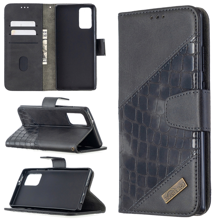For Samsung Galaxy Note20 Matching Color Crocodile Texture Horizontal Flip PU Leather Case with Wallet & Holder & Card Slots(Black)
For Samsung Galaxy Note20 Matching Color Crocodile Texture Horizontal Flip PU Leather Case with Wallet & Holder & Card Slots(Black)