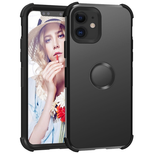 For iPhone 11 3 in 1 All-inclusive Shockproof Airbag Silicone + PC Case(Black)
For iPhone 11 3 in 1 All-inclusive Shockproof Airbag Silicone + PC Case(Black)