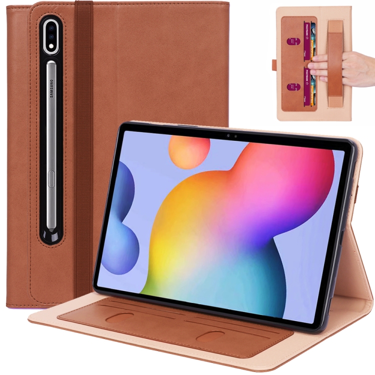 For Samsung Galaxy Tab S7 Plus T970 (2020) Retro Texture PU + TPU Horizontal Flip Leather Case with Holder & Card Slots & Hand Strap(Brown)
For Samsung Galaxy Tab S7 Plus T970 (2020) Retro Texture PU + TPU Horizontal Flip Leather Case with Holder & Card Slots & Hand Strap(Brown)