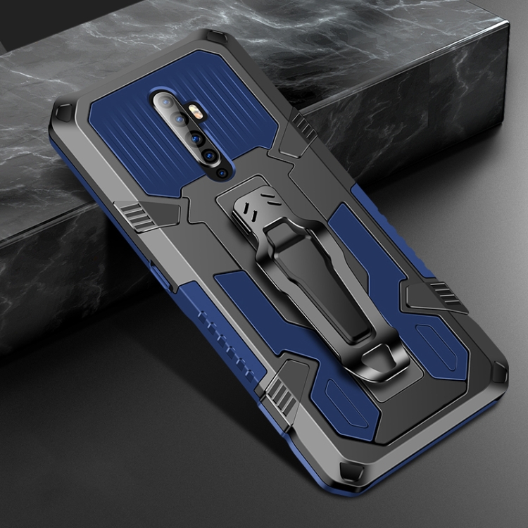 For OPPO Reno2 F Machine Armor Warrior Shockproof PC + TPU Protective Case(Blue)
For OPPO Reno2 F Machine Armor Warrior Shockproof PC + TPU Protective Case(Blue)