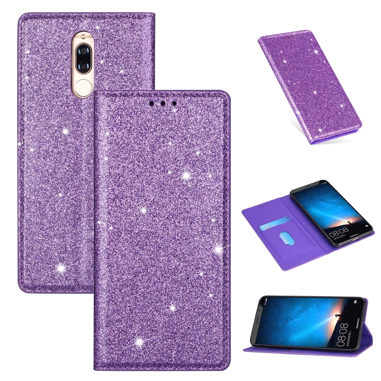 For Huawei Mate 10 Lite Ultrathin Glitter Magnetic Horizontal Flip Leather Case with Holder & Card Slots(Purple)
For Huawei Mate 10 Lite Ultrathin Glitter Magnetic Horizontal Flip Leather Case with Holder & Card Slots(Purple)