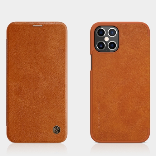 For iPhone 12 Pro Max NILLKIN QIN Series Crazy Horse Texture Horizontal Flip Leather Case with Card Slot(Brown)
For iPhone 12 Pro Max NILLKIN QIN Series Crazy Horse Texture Horizontal Flip Leather Case with Card Slot(Brown)