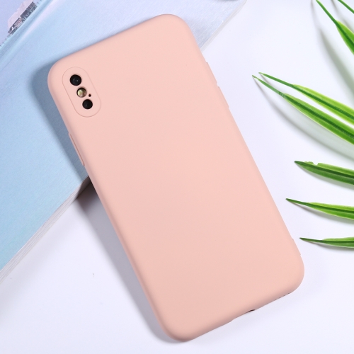For iPhone XS Max Silicone Camera Precision Hole Phone Protective Case(Pink)
For iPhone XS Max Silicone Camera Precision Hole Phone Protective Case(Pink)
