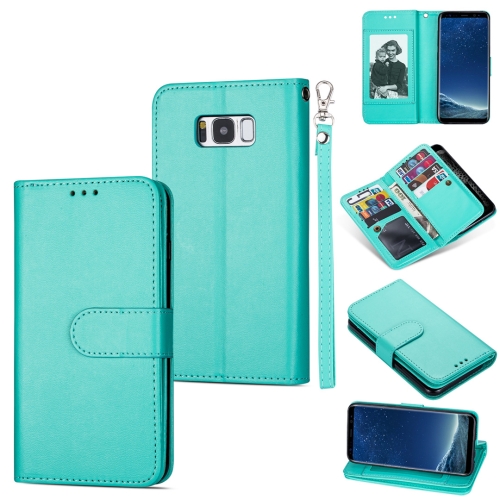 For Samsung Galaxy S8 Ultra-thin 9 Card Horizontal Flip Leather Case, with Card Slots & Holder & Lanyard(Green)
For Samsung Galaxy S8 Ultra-thin 9 Card Horizontal Flip Leather Case, with Card Slots & Holder & Lanyard(Green)