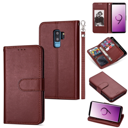 For Samsung Galaxy S9+ Ultra-thin 9 Card Horizontal Flip Leather Case, with Card Slots & Holder & Lanyard(Brown)
For Samsung Galaxy S9+ Ultra-thin 9 Card Horizontal Flip Leather Case, with Card Slots & Holder & Lanyard(Brown)