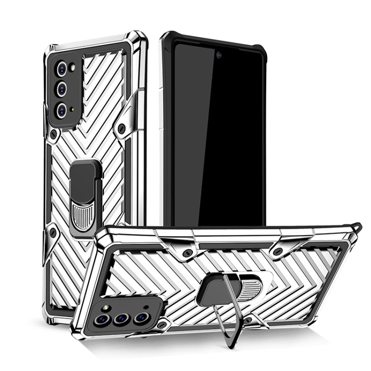 For Samsung Galaxy Note20 Cool Armor PC + TPU Shockproof Case with 360 Degree Rotation Ring Holder(Silver)
For Samsung Galaxy Note20 Cool Armor PC + TPU Shockproof Case with 360 Degree Rotation Ring Holder(Silver)