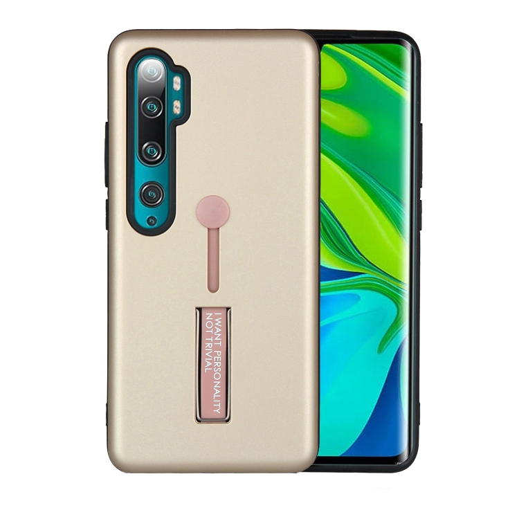 For Xiaomi Redmi Note 10 Pro Oil Feel Shockproof TPU + PC Protective Case with Holder(Gold)
For Xiaomi Redmi Note 10 Pro Oil Feel Shockproof TPU + PC Protective Case with Holder(Gold)