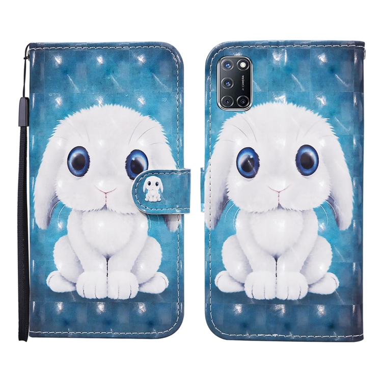 For OPPO A92 3D Painted Pattern Horizontal Flip Leather Case with Holder & Wallet & Card slot & Lanyard(Rabbit)
For OPPO A92 3D Painted Pattern Horizontal Flip Leather Case with Holder & Wallet & Card slot & Lanyard(Rabbit)