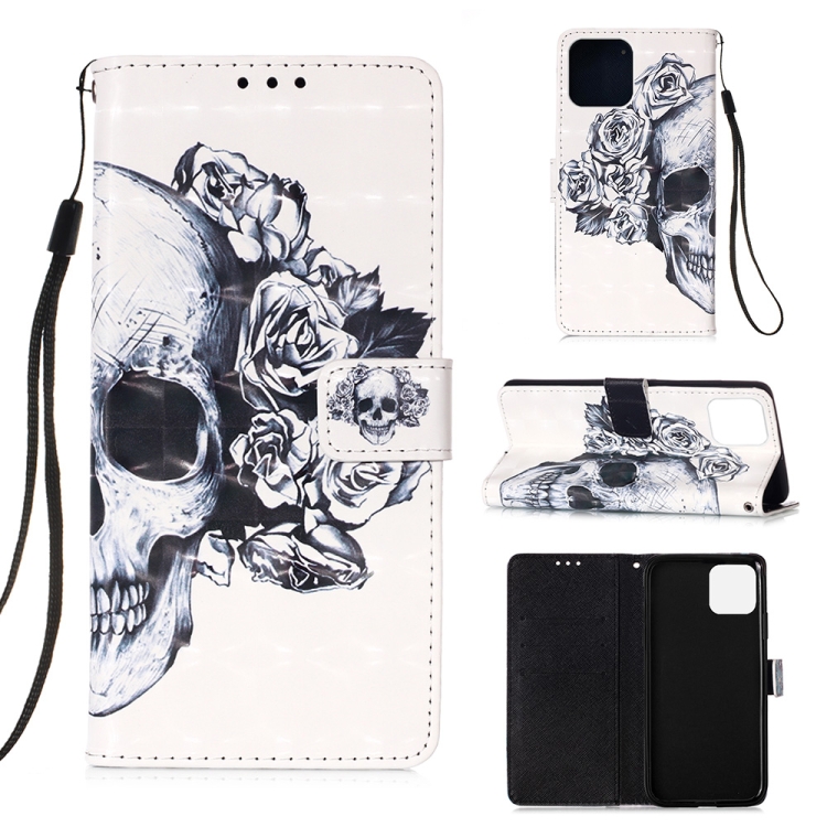 For iPhone 12 mini 3D Painting Horizontal Flip Leather Case with Holder & Card Slot & Wallet & Lanyard(Skull)
For iPhone 12 mini 3D Painting Horizontal Flip Leather Case with Holder & Card Slot & Wallet & Lanyard(Skull)