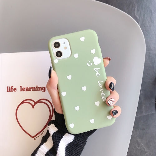 For iPhone 11 Pro Max Small Fresh Love-heart Pattern Shockproof TPU Protective Case(Green)
For iPhone 11 Pro Max Small Fresh Love-heart Pattern Shockproof TPU Protective Case(Green)