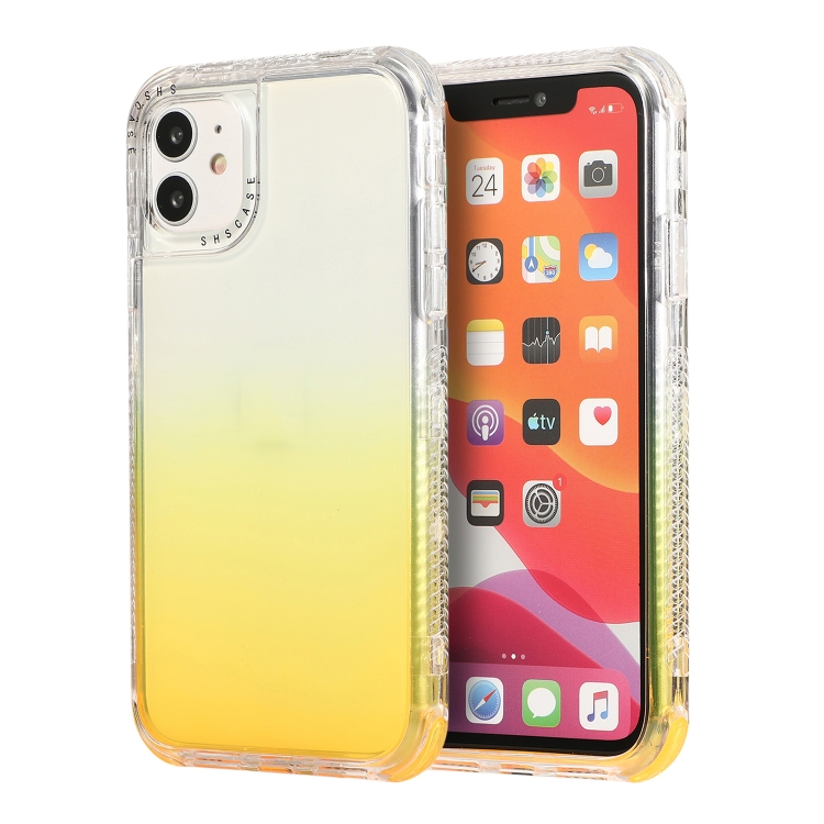 For iPhone 12 / 12 Pro 3 In 1 Dreamland PC + TPU Gradient Monochrome Transparent Border Protective Case(Yellow)
For iPhone 12 / 12 Pro 3 In 1 Dreamland PC + TPU Gradient Monochrome Transparent Border Protective Case(Yellow)