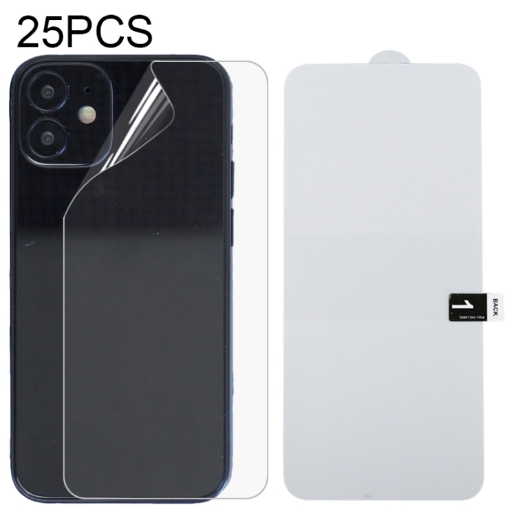 For iPhone 12 mini 25 PCS Full Screen Protector Explosion-proof Hydrogel Back Film
For iPhone 12 mini 25 PCS Full Screen Protector Explosion-proof Hydrogel Back Film