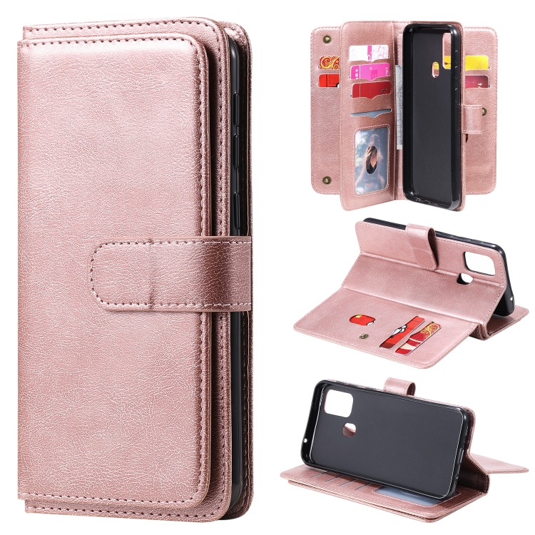 For Samsung Galaxy M31 Multifunctional Magnetic Copper Buckle Horizontal Flip Solid Color Leather Case with 10 Card Slots & Wallet & Holder & Photo Frame(Rose Gold)
For Samsung Galaxy M31 Multifunctional Magnetic Copper Buckle Horizontal Flip Solid Color Leather Case with 10 Card Slots & Wallet & Holder & Photo Frame(Rose Gold)