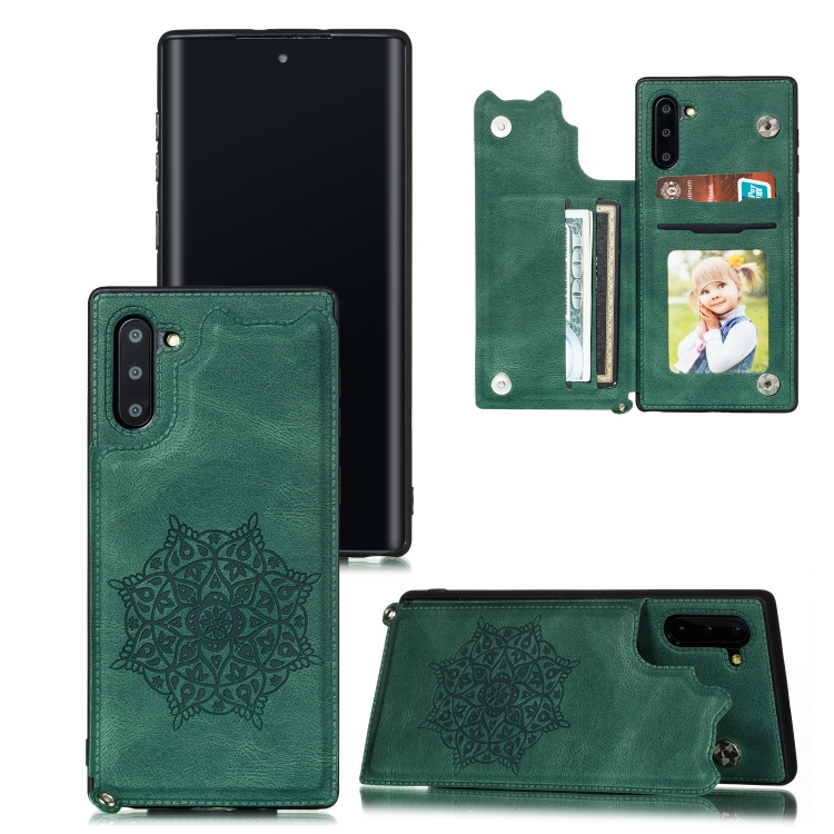 For Samsung Galaxy Note 10 Mandala Embossed PU + TPU Case with Holder & Card Slots & Photo Frame & Strap(Green)
For Samsung Galaxy Note 10 Mandala Embossed PU + TPU Case with Holder & Card Slots & Photo Frame & Strap(Green)