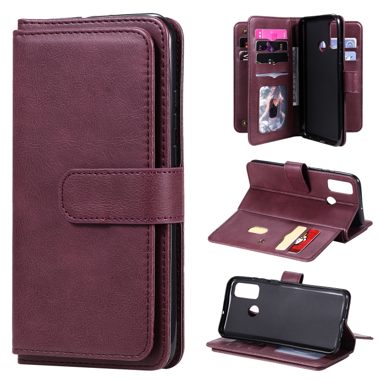 For Huawei P Smart(2020) Multifunctional Magnetic Copper Buckle Horizontal Flip Solid Color Leather Case with 10 Card Slots & Wallet & Holder & Photo Frame(Wine Red)
For Huawei P Smart(2020) Multifunctional Magnetic Copper Buckle Horizontal Flip Solid Color Leather Case with 10 Card Slots & Wallet & Holder & Photo Frame(Wine Red)