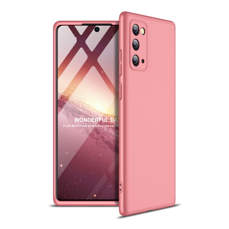 For Samsung Galaxy Note20 5G GKK Three Stage Splicing Full Coverage PC Protective Case(Rose Gold)
For Samsung Galaxy Note20 5G GKK Three Stage Splicing Full Coverage PC Protective Case(Rose Gold)