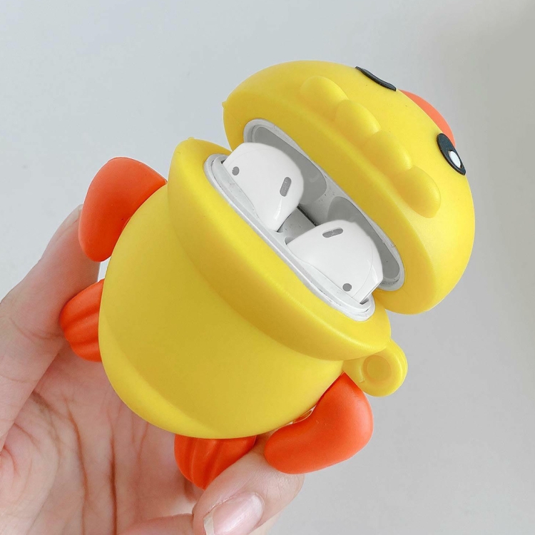 For AirPods 1 / 2 Swimming Small Yellow Duck Shape Earphone Protective Case 
For AirPods 1 / 2 Swimming Small Yellow Duck Shape Earphone Protective Case