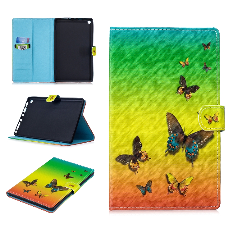 For Amazon Kindle Fire HD 8 Stitching Horizontal Flip Leather Case with Holder & Card Slots & Sleep / Wake-up Function(Rainbow Butterfly)
For Amazon Kindle Fire HD 8 Stitching Horizontal Flip Leather Case with Holder & Card Slots & Sleep / Wake-up Function(Rainbow Butterfly)