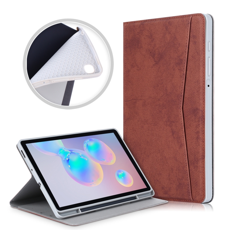 For Samsung Galaxy Tab S6 Lite P610/P615 Marble Cloth Texture TPU Horizontal Flip Leather Case with Holder & Card Slot & Pen Slot(Brown)
For Samsung Galaxy Tab S6 Lite P610/P615 Marble Cloth Texture TPU Horizontal Flip Leather Case with Holder & Card Slot & Pen Slot(Brown)