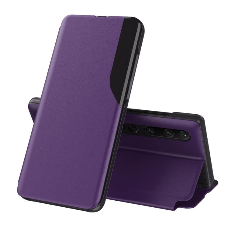 For Xiaomi Mi 10 / Mi 10 Pro Side Display Magnetic Shockproof Horizontal Flip Leather Case with Holder(Purple)
For Xiaomi Mi 10 / Mi 10 Pro Side Display Magnetic Shockproof Horizontal Flip Leather Case with Holder(Purple)