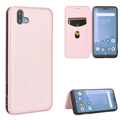 For Fujitsu Arrows U / 801FJ / Arrows J Carbon Fiber Texture Magnetic Horizontal Flip TPU + PC + PU Leather Case with Card Slot(Pink)
For Fujitsu Arrows U / 801FJ / Arrows J Carbon Fiber Texture Magnetic Horizontal Flip TPU + PC + PU Leather Case with Card Slot(Pink)