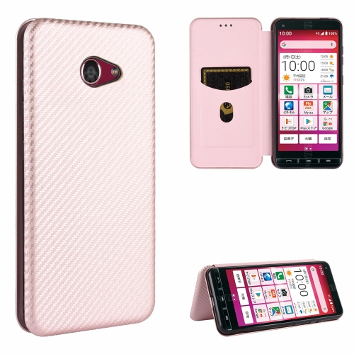 For Kyocera Katan Sumaho 2 (A001KC) Carbon Fiber Texture Magnetic Horizontal Flip TPU + PC + PU Leather Case with Card Slot(Pink)
For Kyocera Katan Sumaho 2 (A001KC) Carbon Fiber Texture Magnetic Horizontal Flip TPU + PC + PU Leather Case with Card Slot(Pink)