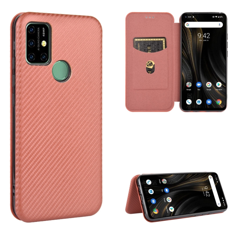 For UMIDIGI Power 3 Carbon Fiber Texture Magnetic Horizontal Flip TPU + PC + PU Leather Case with Card Slot(Brown)
For UMIDIGI Power 3 Carbon Fiber Texture Magnetic Horizontal Flip TPU + PC + PU Leather Case with Card Slot(Brown)