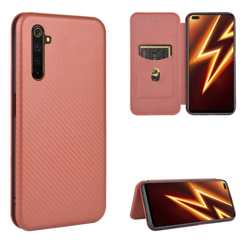 For OPPO Realme 6 Pro Carbon Fiber Texture Magnetic Horizontal Flip TPU + PC + PU Leather Case with Card Slot(Brown)
For OPPO Realme 6 Pro Carbon Fiber Texture Magnetic Horizontal Flip TPU + PC + PU Leather Case with Card Slot(Brown)