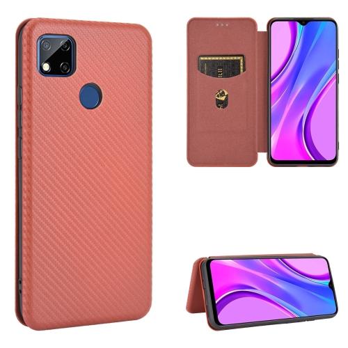For Xiaomi Redmi 9C Carbon Fiber Texture Magnetic Horizontal Flip TPU + PC + PU Leather Case with Card Slot(Brown)
For Xiaomi Redmi 9C Carbon Fiber Texture Magnetic Horizontal Flip TPU + PC + PU Leather Case with Card Slot(Brown)