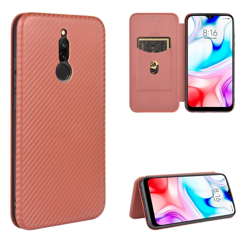For Xiaomi Redmi 8 Carbon Fiber Texture Magnetic Horizontal Flip TPU + PC + PU Leather Case with Card Slot(Brown)
For Xiaomi Redmi 8 Carbon Fiber Texture Magnetic Horizontal Flip TPU + PC + PU Leather Case with Card Slot(Brown)