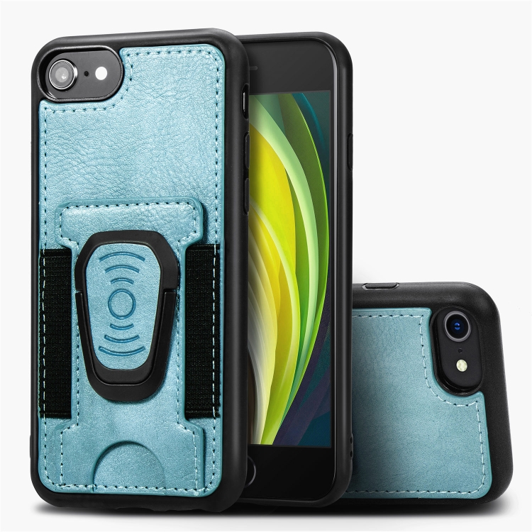 For iPhone 7 / 8 / SE 2020 Magnetic Shockproof PU + TPU Case with Card Slot & Ring Holder(Blue)
For iPhone 7 / 8 / SE 2020 Magnetic Shockproof PU + TPU Case with Card Slot & Ring Holder(Blue)