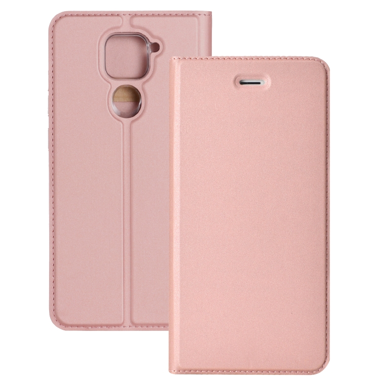 For Xiaomi Redmi Note 9 Ultra-thin Plain Magnetic TPU + PU Leather Case with Holder & Card Slot(Rose Gold)
For Xiaomi Redmi Note 9 Ultra-thin Plain Magnetic TPU + PU Leather Case with Holder & Card Slot(Rose Gold)