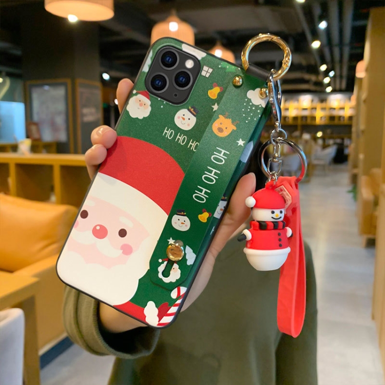 For iPhone 11 Christmas Series Painted Pattern TPU Case with Wristband Holder & Pendant(Green Santa Claus + Snowman Buckle)(Green Santa Claus + Snowman Buckle)
For iPhone 11 Christmas Series Painted Pattern TPU Case with Wristband Holder & Pendant(Green Santa Claus + Snowman Buckle)(Green Santa Claus + Snowman Buckle)