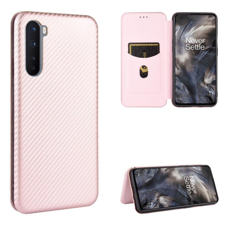 For OnePlus Nord Carbon Fiber Texture Magnetic Horizontal Flip TPU + PC + PU Leather Case with Card Slot(Pink)
For OnePlus Nord Carbon Fiber Texture Magnetic Horizontal Flip TPU + PC + PU Leather Case with Card Slot(Pink)