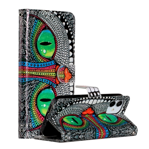 For iPhone 12 mini Painted Pattern Horizontal Flip Leather Case with Holder & Card Slots & Photo Frame(Green Eyed Owl)
For iPhone 12 mini Painted Pattern Horizontal Flip Leather Case with Holder & Card Slots & Photo Frame(Green Eyed Owl)