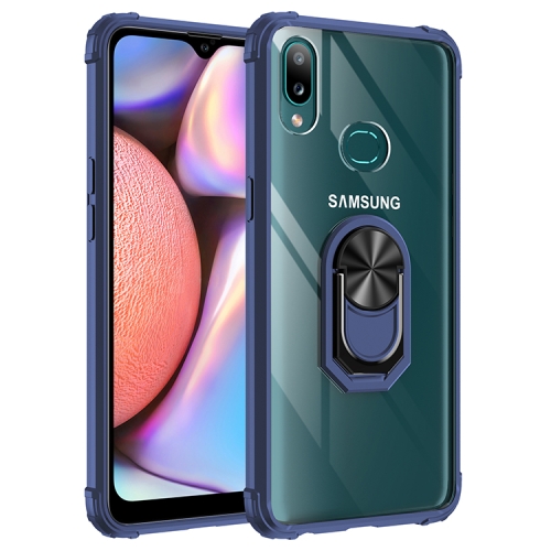 For Samsung Galaxy A10s Shockproof Transparent TPU + Acrylic Protective Case with Ring Holder(Blue)
For Samsung Galaxy A10s Shockproof Transparent TPU + Acrylic Protective Case with Ring Holder(Blue)