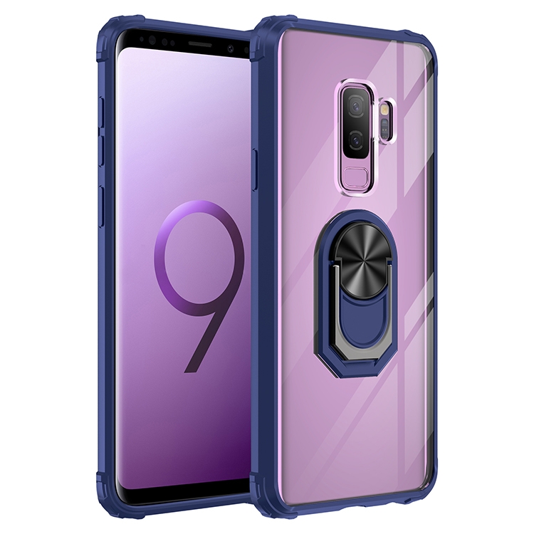 For Samsung Galaxy S9+ Shockproof Transparent TPU + Acrylic Protective Case with Ring Holder(Blue)
For Samsung Galaxy S9+ Shockproof Transparent TPU + Acrylic Protective Case with Ring Holder(Blue)