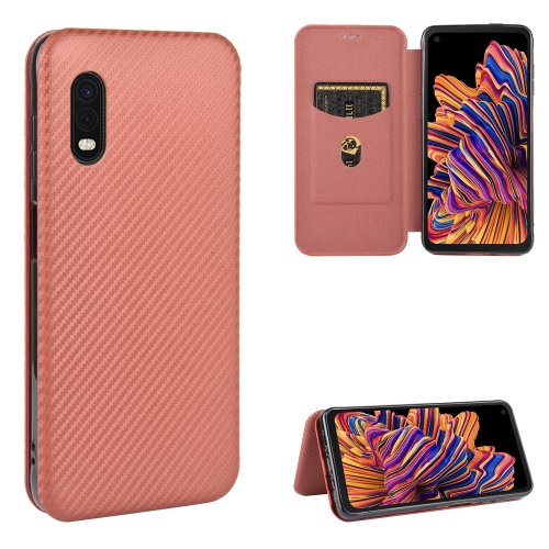 For Samsung Galaxy XCover Pro Carbon Fiber Texture Magnetic Horizontal Flip TPU + PC + PU Leather Case with Rope & Card Slot(Brown)
For Samsung Galaxy XCover Pro Carbon Fiber Texture Magnetic Horizontal Flip TPU + PC + PU Leather Case with Rope & Card Slot(Brown)