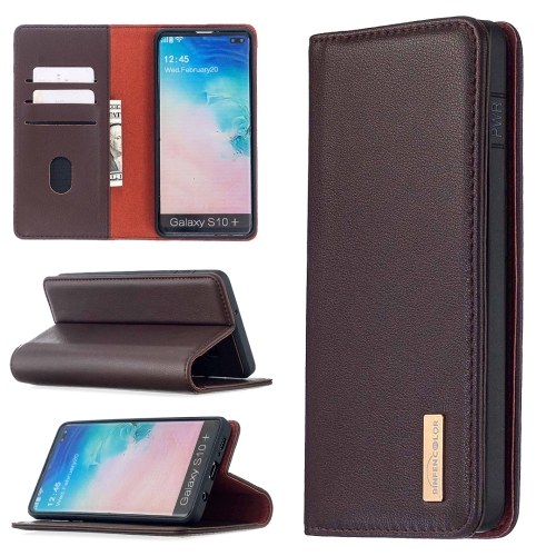 For Samsung Galaxy S10+ 2 in 1 Detachable Magnetic Horizontal Flip Genuine Leather Case with Holder & Card Slots & Wallet(Dark Brown)
For Samsung Galaxy S10+ 2 in 1 Detachable Magnetic Horizontal Flip Genuine Leather Case with Holder & Card Slots & Wallet(Dark Brown)