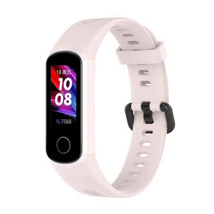 For Huawei Honor Band 5i / Band 4 Metal Buckle Silicone Strap, Size: Free Size(Cherry Blossom Powder)
For Huawei Honor Band 5i / Band 4 Metal Buckle Silicone Strap, Size: Free Size(Cherry Blossom Powder)